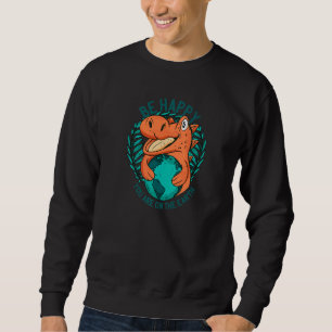 Ironische Erklärung zum Klimawandel durch ein Dino Sweatshirt