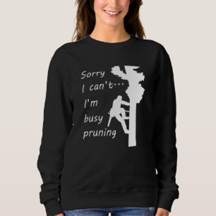 Ironischer Arborist Vater Tree Surgeon Arboricultu Sweatshirt