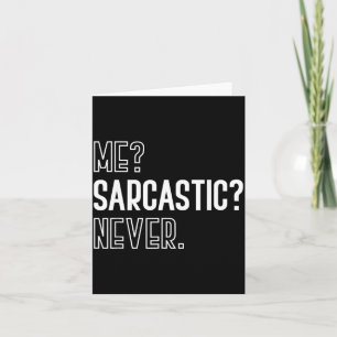 Ironischer Humor Sarkastischer Witz Geschenk Sarka Karte