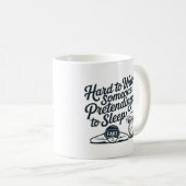 Ironischer Wecker-Geschenk Kaffeetasse (VorderseiteRechts)