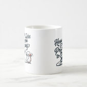 Ironischer Wecker-Geschenk Kaffeetasse (Mittel)