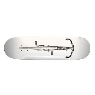 Ironisches Fahrrad-Reiten Skateboard