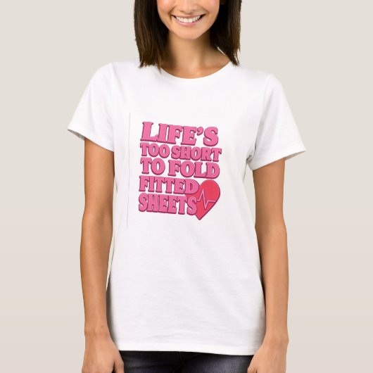 Ironisches Leben T-Shirt (Vorderseite)
