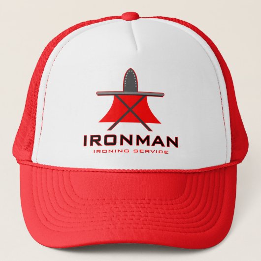 Ironman bügelnder Service Truckerkappe (Vorderseite)