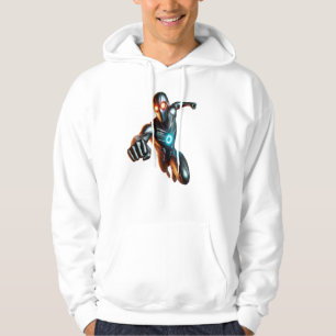 Ironman Futuristic City Rush Hoodie - Neon Hero