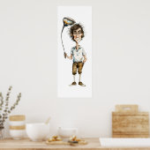 Ironman Golf Art Print Poster (Küche)