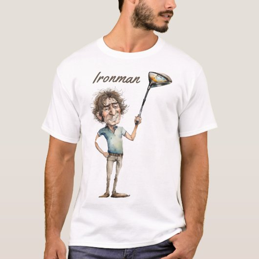 Ironman Golfer - Golf T - Shirt (Vorderseite)