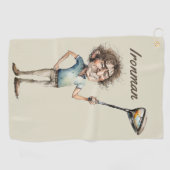 Ironman Golfer Golfhandtuch (Horizontal)