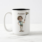 Ironman Golfer Zweifarbige Tasse (Links)