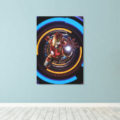 Ironman Leinwanddruck (Insitu (Holzboden))