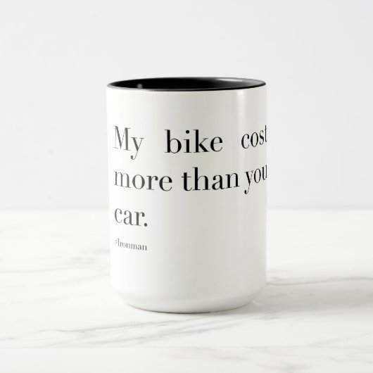 Ironman lustige Tasse (Zentrum)