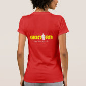 IRONMAN T - Shirt mit Ereignis-Datum und dem Namen (Rückseite)