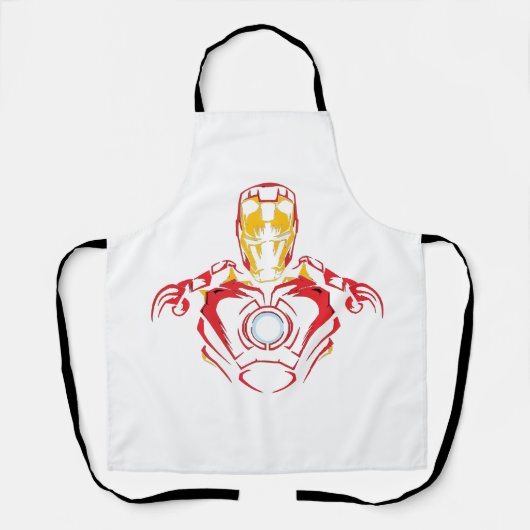 Ironman Vector Anzug - Glühender Arc-Reaktor Schürze (Vorderseite)