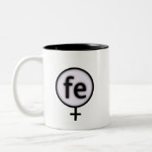 ironwoman zweifarbige tasse (Links)