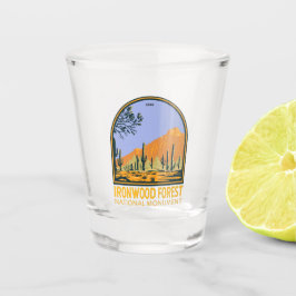 Ironwood Forest National Monument Arizona Vintag Schnapsglas