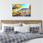 Ironwood Forest National Monument - Wasserfarbe Leinwanddruck (Insitu (Schlafzimmer))