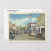 Ironwood Michigan Postkarte (Vorne/Hinten)