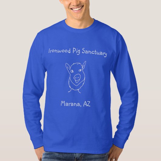Ironwood Pig Sanctuary Logo T - Shirt (Vorderseite)