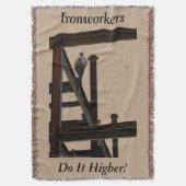 Ironworker Blanket Decke (Vorderseite Vertikal)