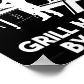 Ironworker by Day Grill Master by Night Grillen Poster (Ecke)