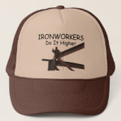 Ironworker Higher Trucker Hat Truckerkappe (Vorderseite)