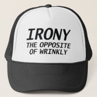 Irony das Gegenteil von falsch