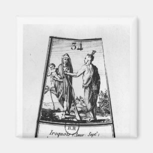 Iroquois amerikanischer Ureinwohner Magnet