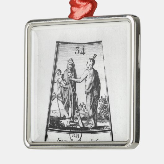 Iroquois amerikanischer Ureinwohner Silbernes Ornament (Links)