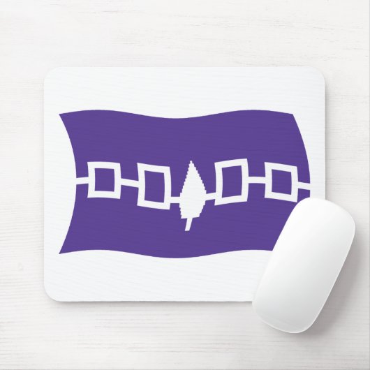 Iroquois Confederacy Flag Mousepad (Mit Mouse)
