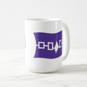 Iroquois Confederacy Flag Tasse (VorderseiteRechts)