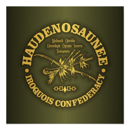 Iroquois Confederacy (Haudenounee) Poster (Vorderseite)