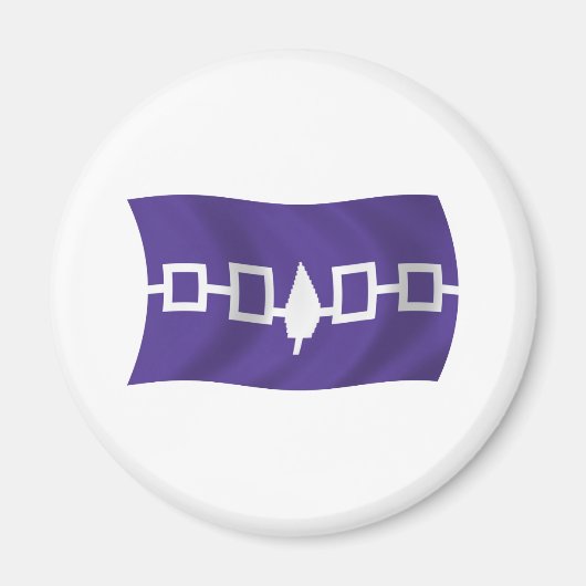 Iroquois Confederation Flag Magnet (Vorne)