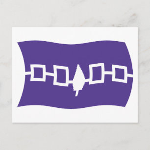 Iroquois Confederation Flag Postcard Postkarte