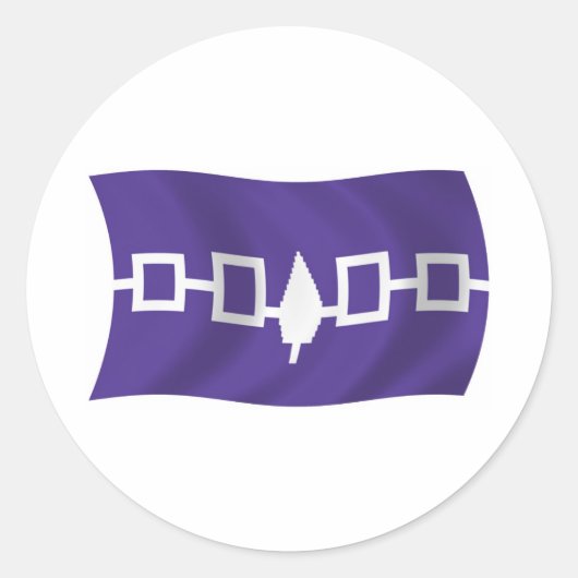 Iroquois Confederation Flag Sticker (Vorderseite)