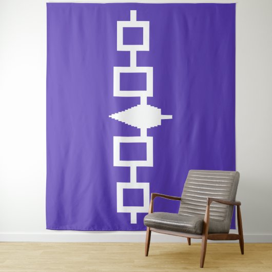 Iroquois Flag Wampel Belt Wandteppich (Beispiel)