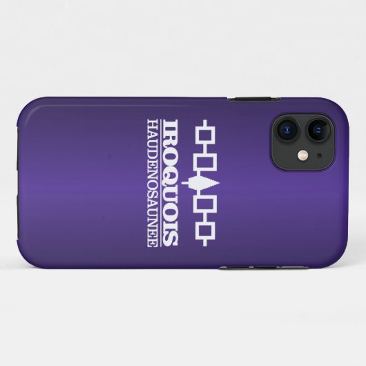 Iroquois (Haudenosaunee) Case-Mate iPhone Hülle (Rückseite (Horizontal))