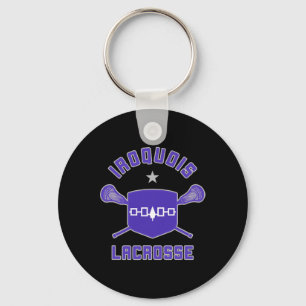 Iroquois Lacrosse Lax Sticks und Flag Schlüsselanhänger