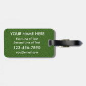 Iroquois Lacrosse Luggage Tag Template Gepäckanhänger (Rückseite horizontal)