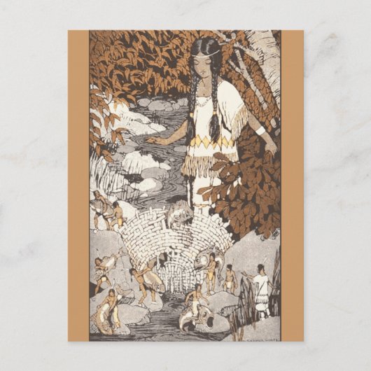 Iroquois Morning Star Postkarte (Vorderseite)