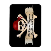 Irr ist menschlich, zu erzählen ist Pirat Magnet (Vertikal)