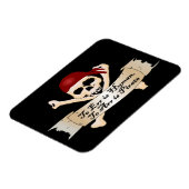 Irr ist menschlich, zu erzählen ist Pirat Magnet (Linke Seite)