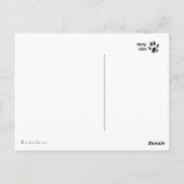 IRRASHAIMASE Chow-Papierausschnitt Postkarte (Rückseite)