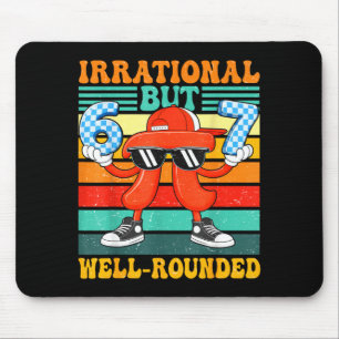 Irrational aber wohlgerundete 67 Zahl Meme 3.14 fo Mousepad