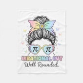 Irrational But Well Round Pi Number Math Teacher M Fleecedecke (Vorderseite)