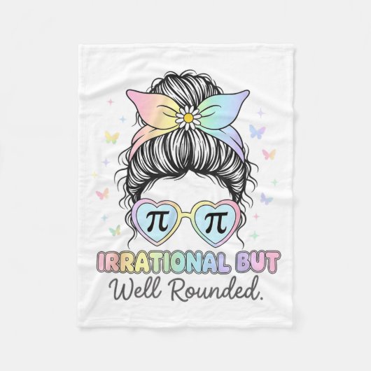 Irrational But Well Round Pi Number Math Teacher M Fleecedecke (Vorderseite)
