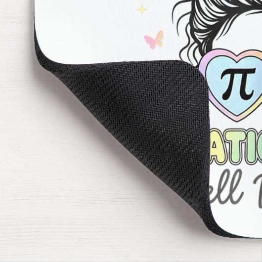 Irrational But Well Round Pi Number Math Teacher M Mousepad (Ecke)