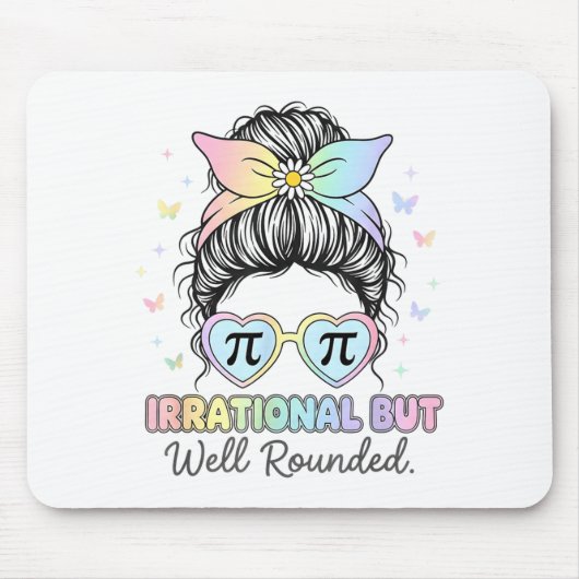 Irrational But Well Round Pi Number Math Teacher M Mousepad (Vorne)