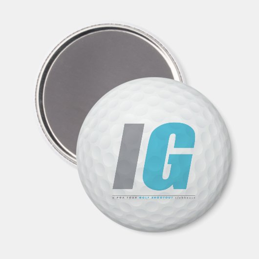 Irrational Guys Golf Ball Magnet (Vorderseite/Rückseite)
