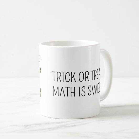 Irrational Numbers Math Halloween Lehrer Pi Geek Kaffeetasse (VorderseiteRechts)