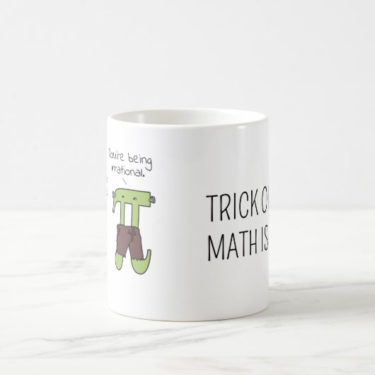 Irrational Numbers Math Halloween Lehrer Pi Geek Kaffeetasse (Mittel)